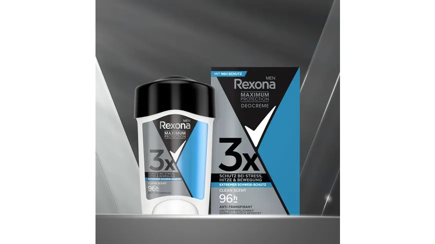 Rexona Maximum Protection Men Deo Cremestick Anti-Transpirant Clean Scent 45 ml 45 ml