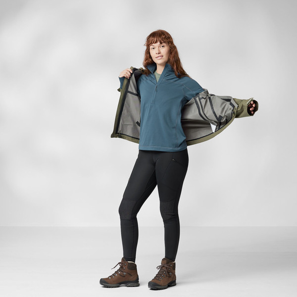 ABISKO LITE FLEECE HALF ZIP W Damen - Fleecepullover