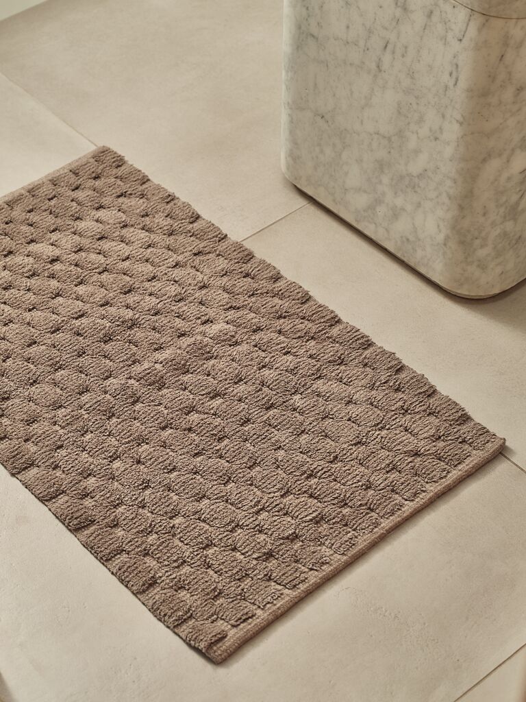BORGHOLM pluss Mata łazienkowa BORGHOLM 50x80cm ciemny piasek