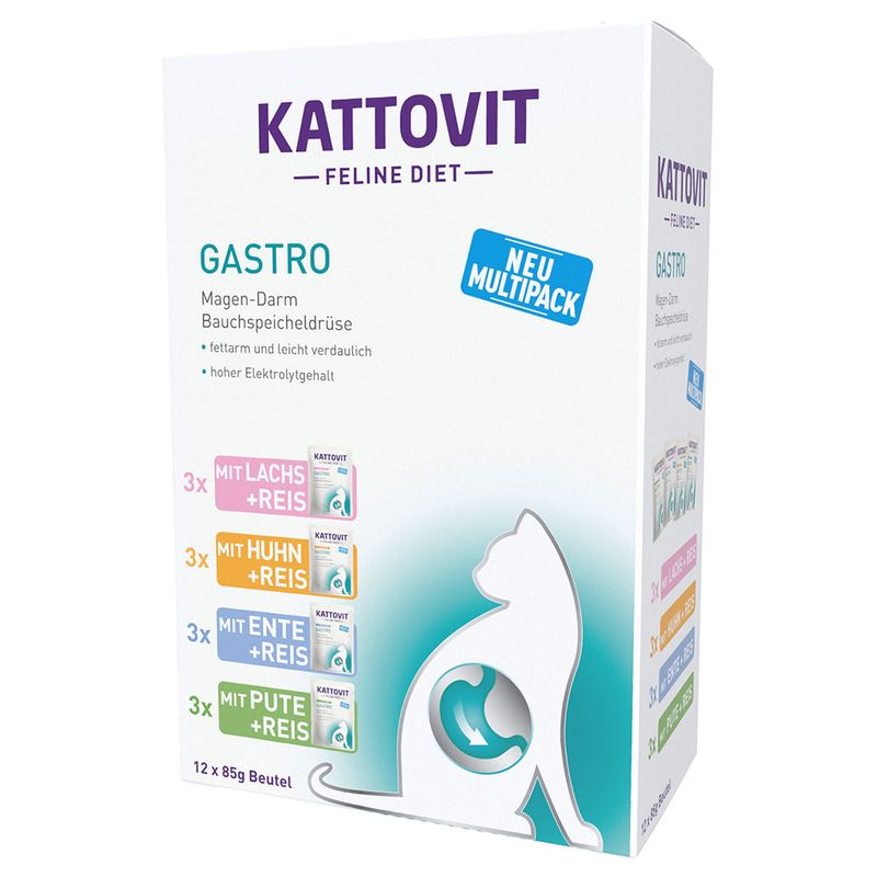 Kattovit Gastro Nassfutter Pouch 24 x 85 g