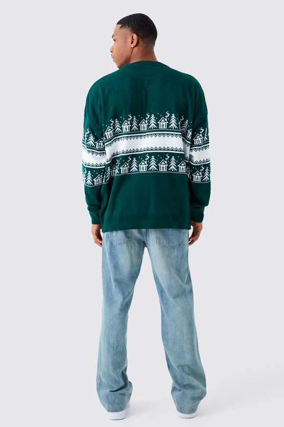 Oversize Tiz Tha Szn Weihnachtspullover