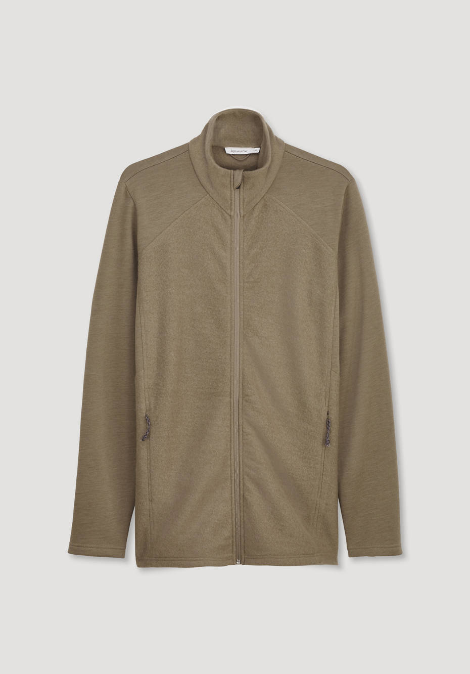 Leichte Wollfleece-Jacke aus reiner Bio-Merinowolle