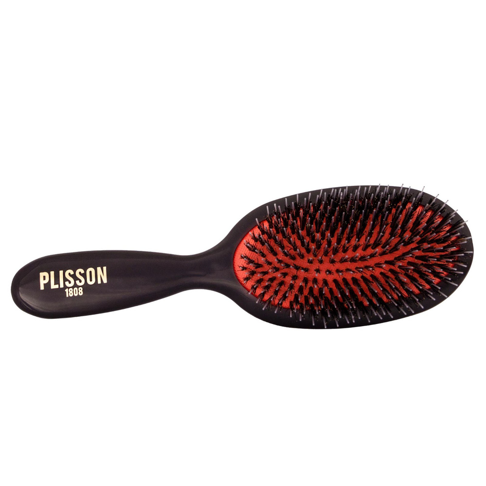 plisson 1808 Brosse à cheveux pneumatique moyen modèle - Sanglier et Picots Nylon Brosse à Cheveux