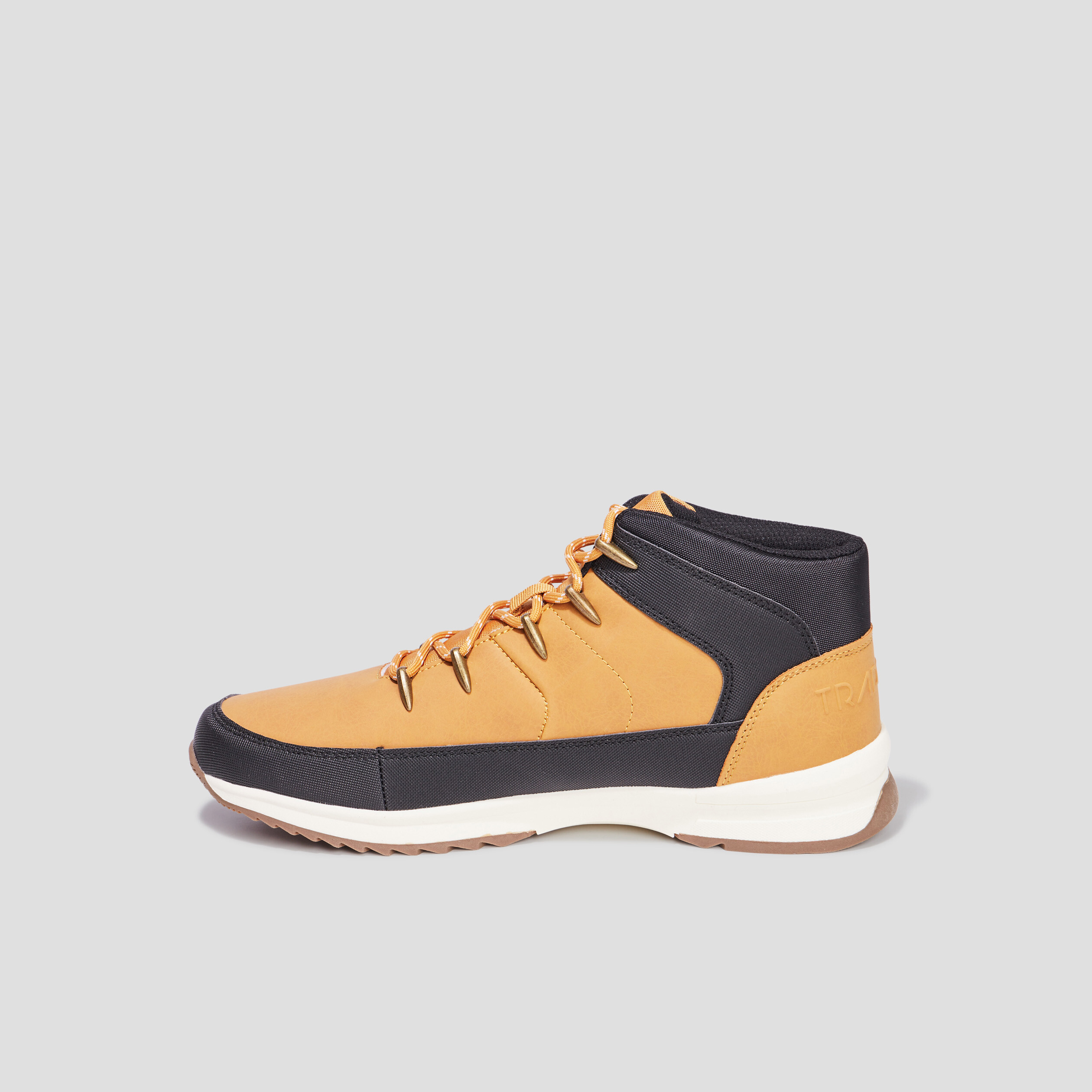 Bottines à lacets Trappeur Boki jaune homme | La Halle