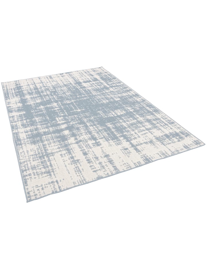 Pergamon In & Outdoor Teppich Marbella Vintage Verlauf in Blau günstig kaufen