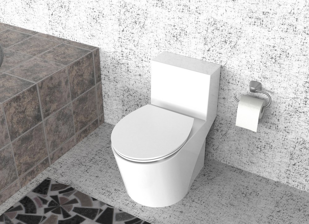 K&H Sanitary Duschwell Duroplast WC-Sitz - Weiß Smart