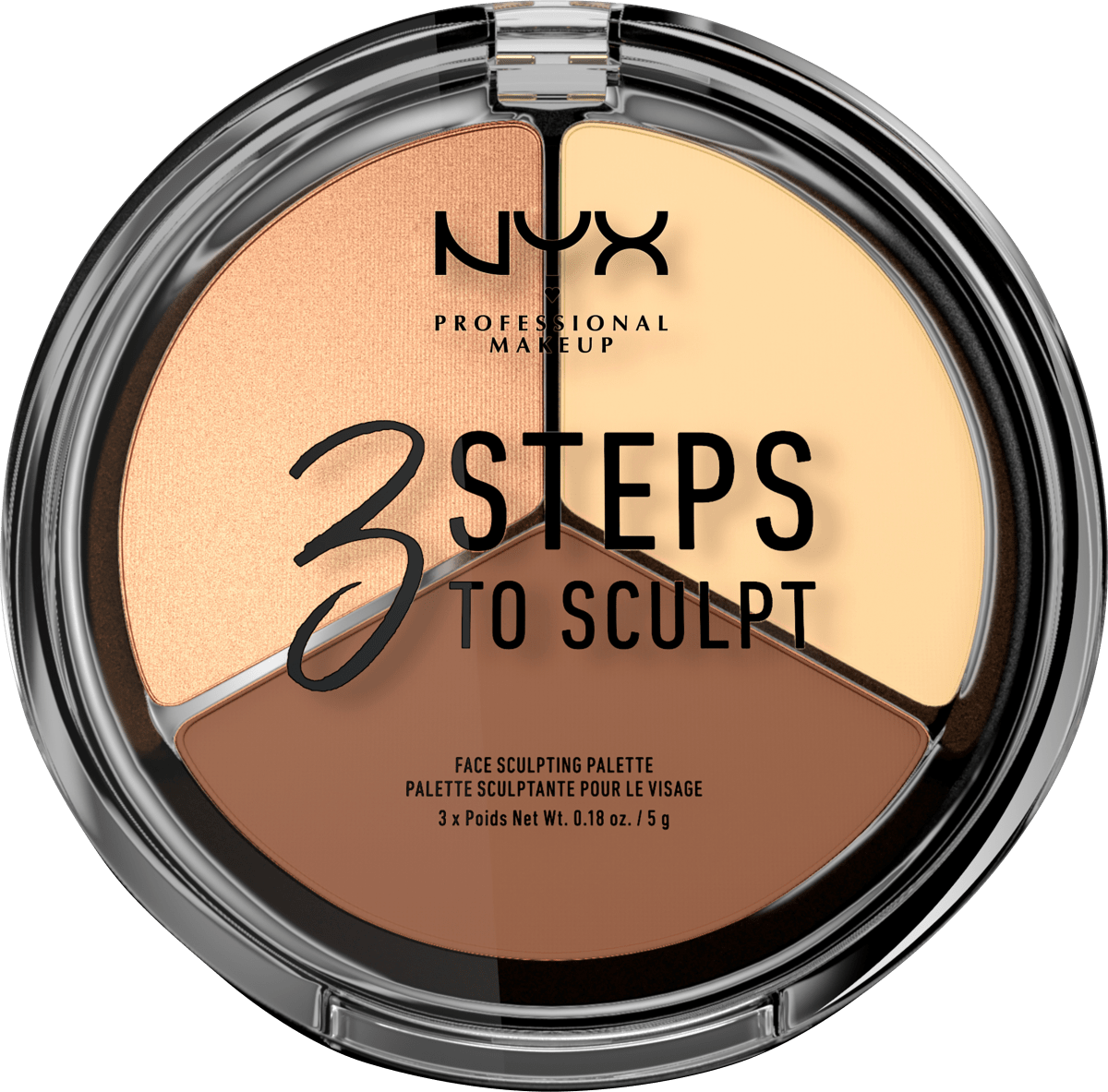 Contouringpuder 3 Steps to Sculpt Light 02, 15 g