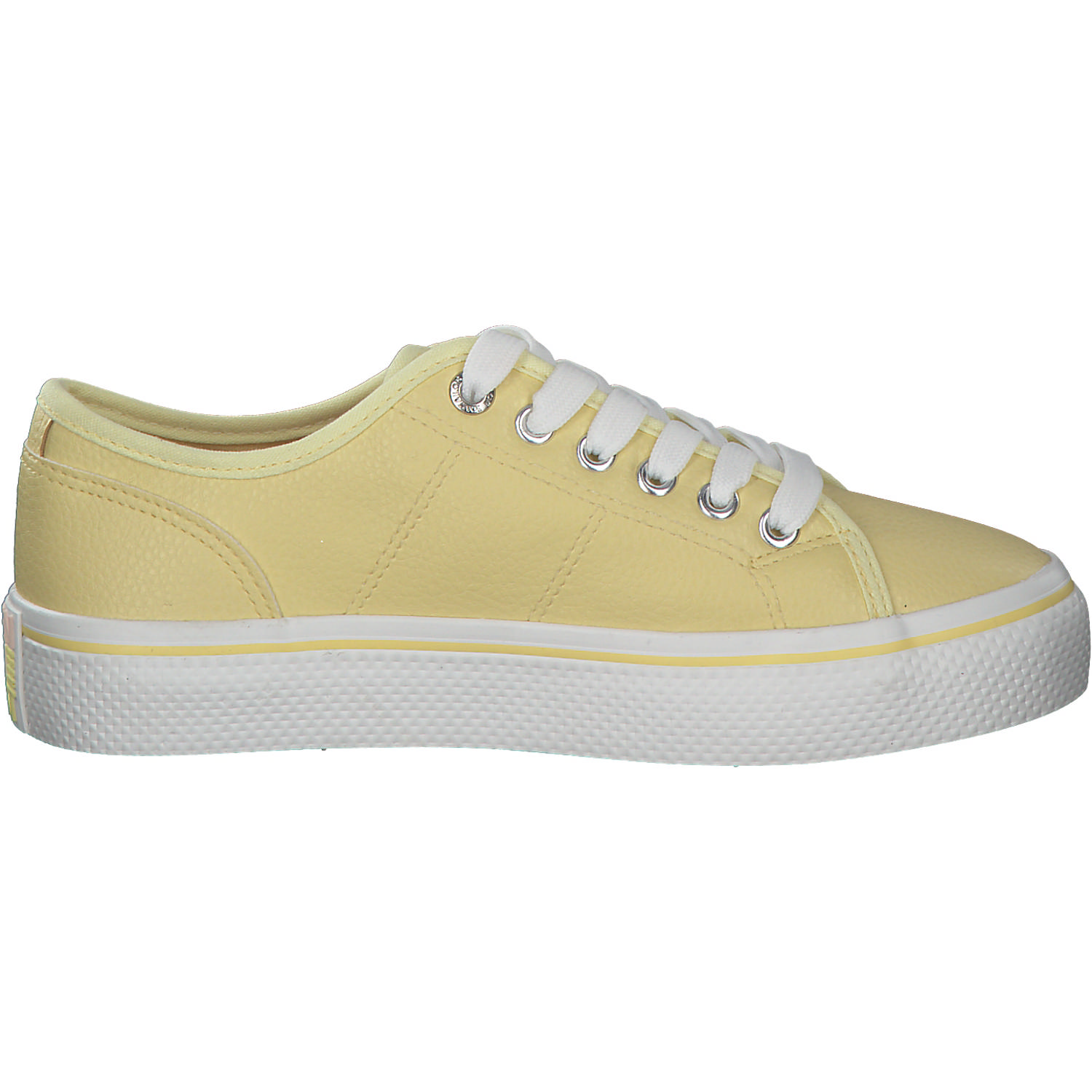 Tom Tailor 8095201, Sneakers Low, Damen, Gelb (Yellow)
