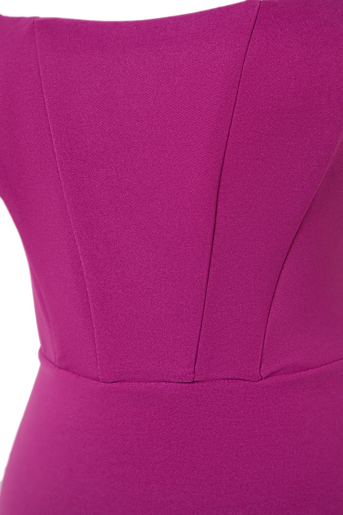 Trendyol Collection  Lila, figurbetontes, gewebtes Korsett, detailliertes, elegantes Abendkleid TPRSS22EL00097