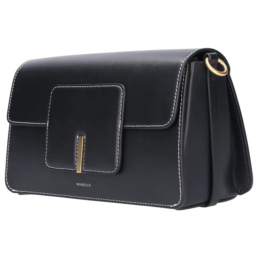 Wandler - Handtasche GEORGIA Kalbsleder - schwarz