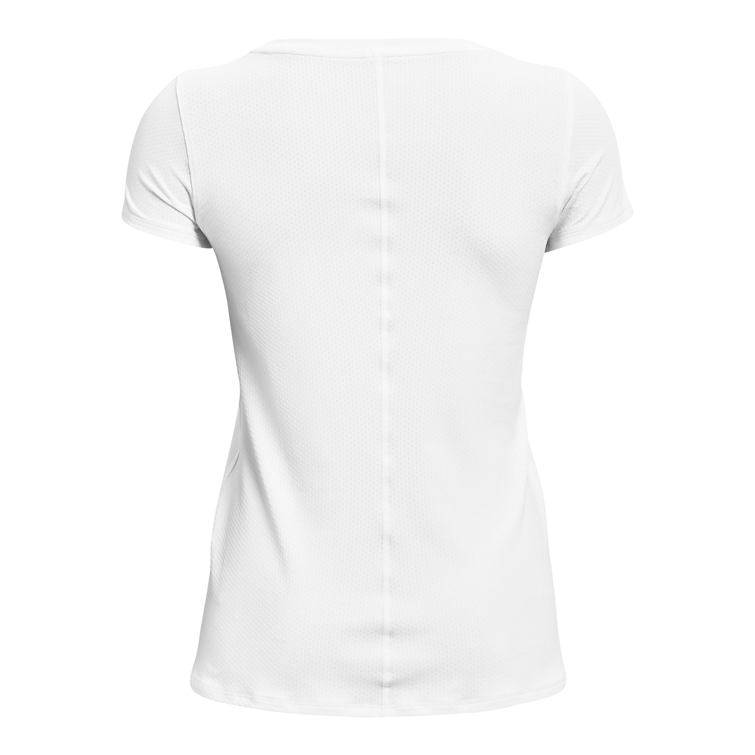 Heatgear T-Shirt Damen - Weiß, Silber