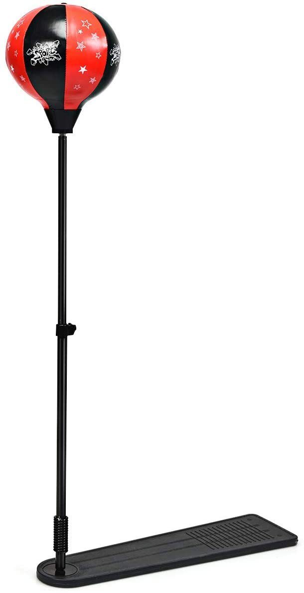 COSTWAY Punchingball Standboxball 120-154cm höhenverstellbar