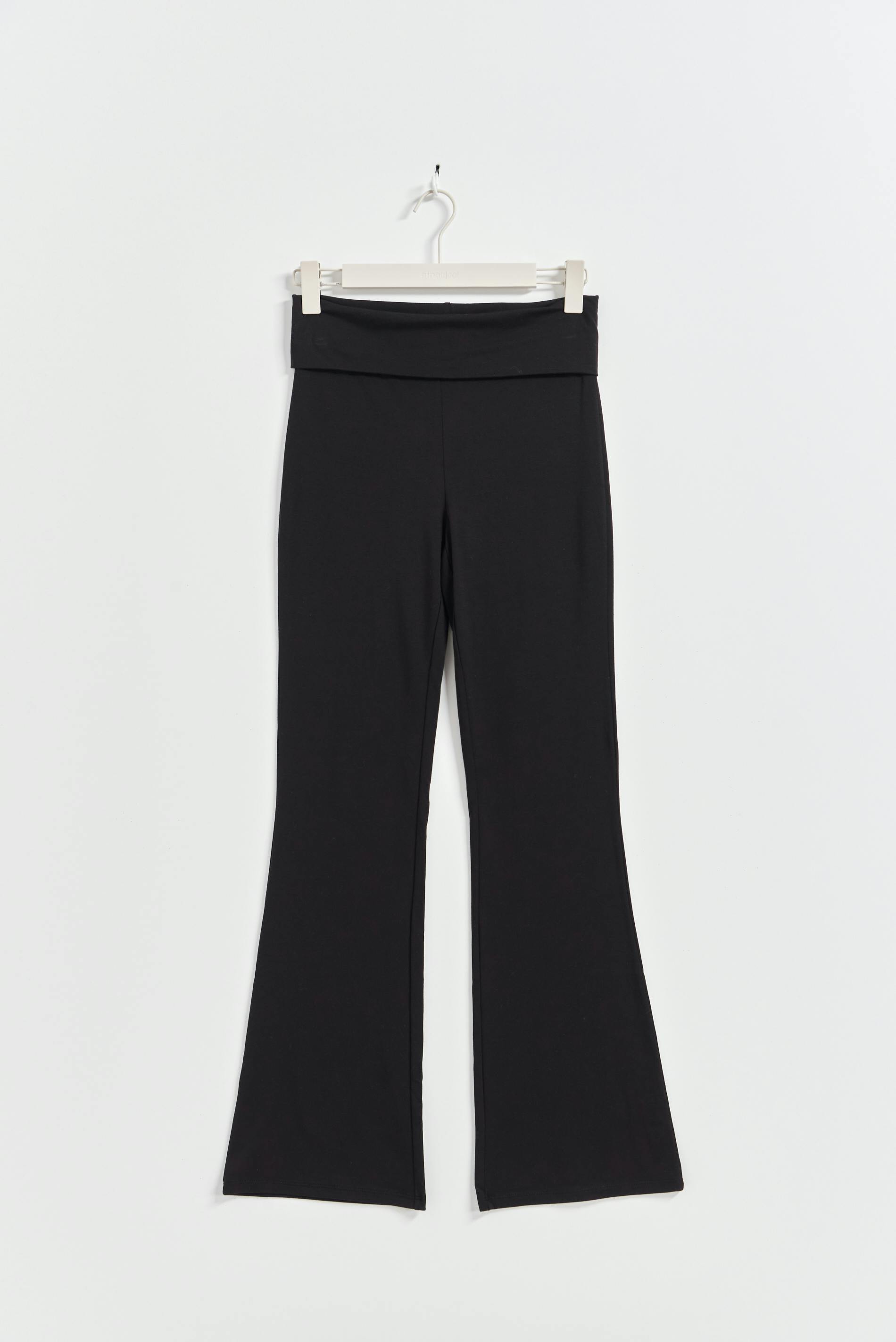 Soft touch folded trouser
