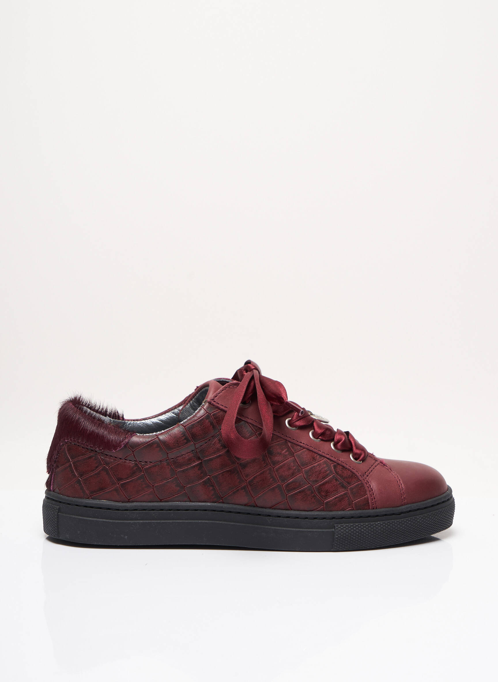 He Spring Baskets Femme couleur rouge