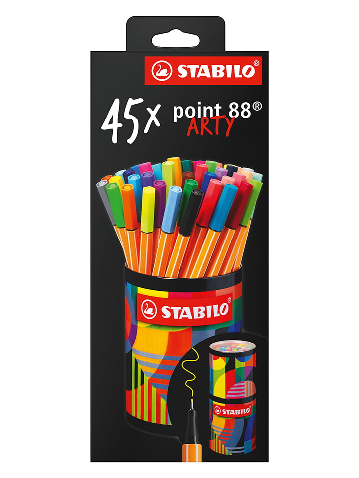 STABILO Fineliner ''point 88 - ARTY'' - 45 Stück günstig kaufen onesize