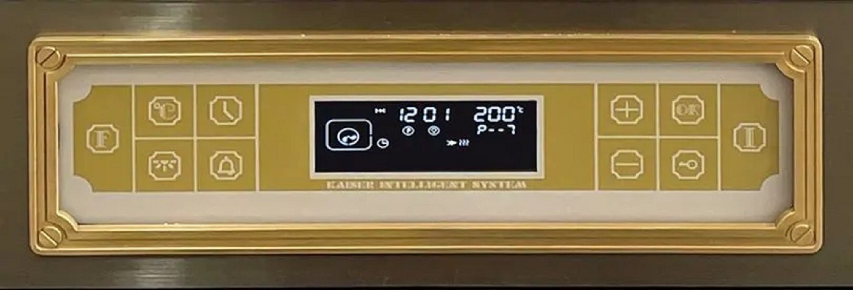 Kaiser Küchengeräte Backofen-Set EH 6726 ElfAD+EM 2545 ElfAD, Retro Einbau Elektro Backofen 11 Betriebsfunktionen+Einbau-Mikrowelle