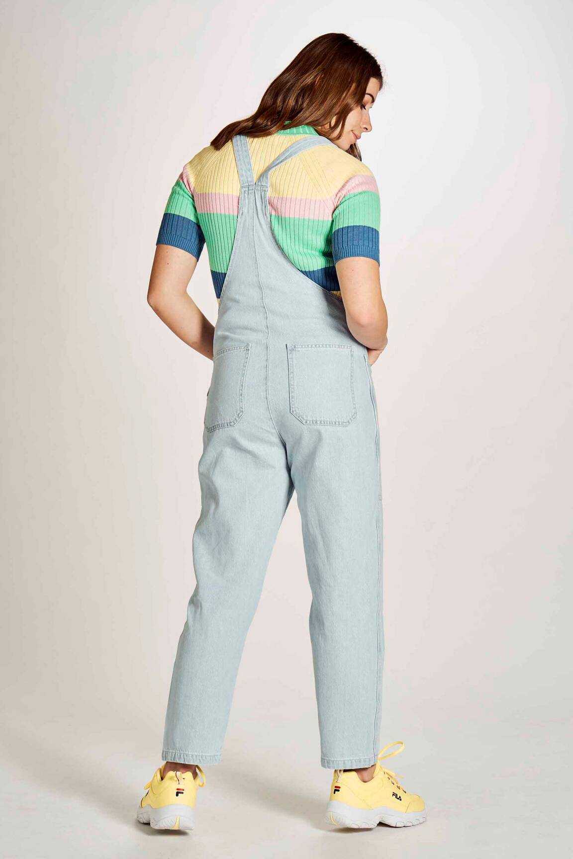 Stien Edlund Salopettes Femme couleur bleu