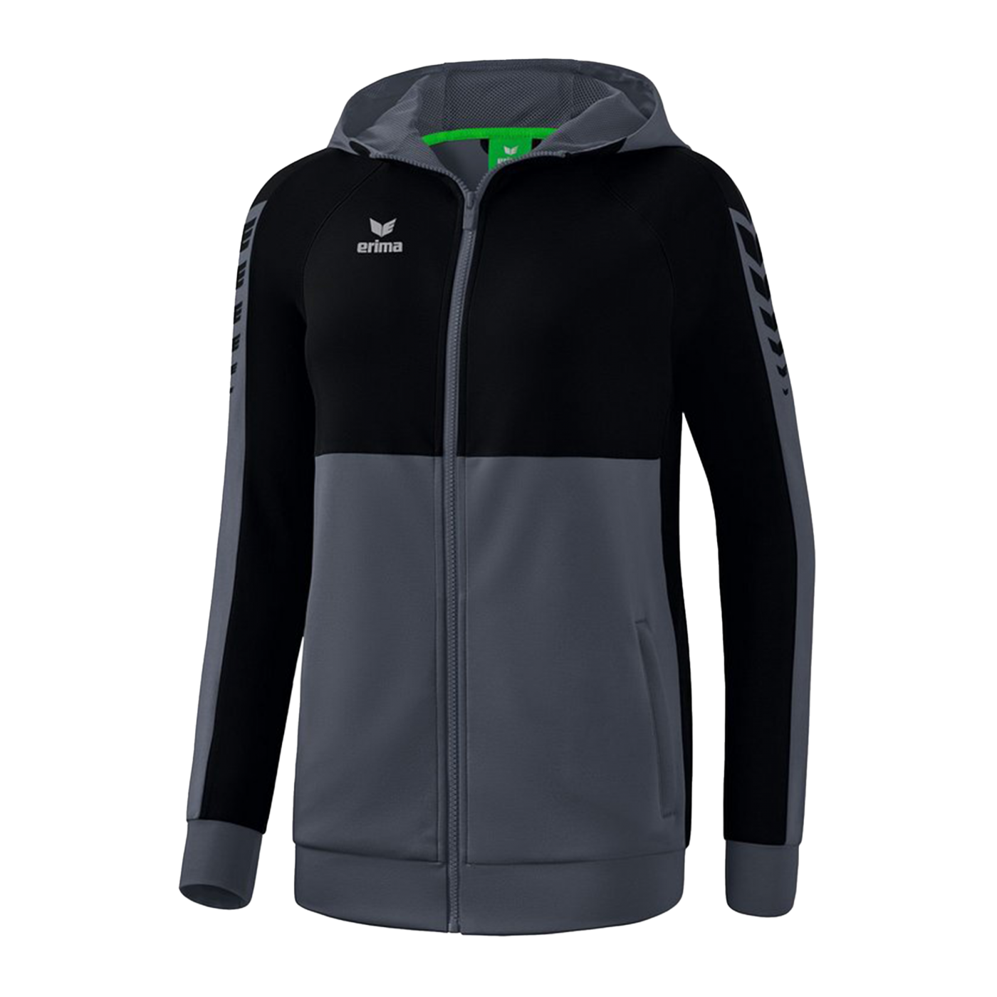 Erima Six Wings Kapuzenjacke Damen Grau