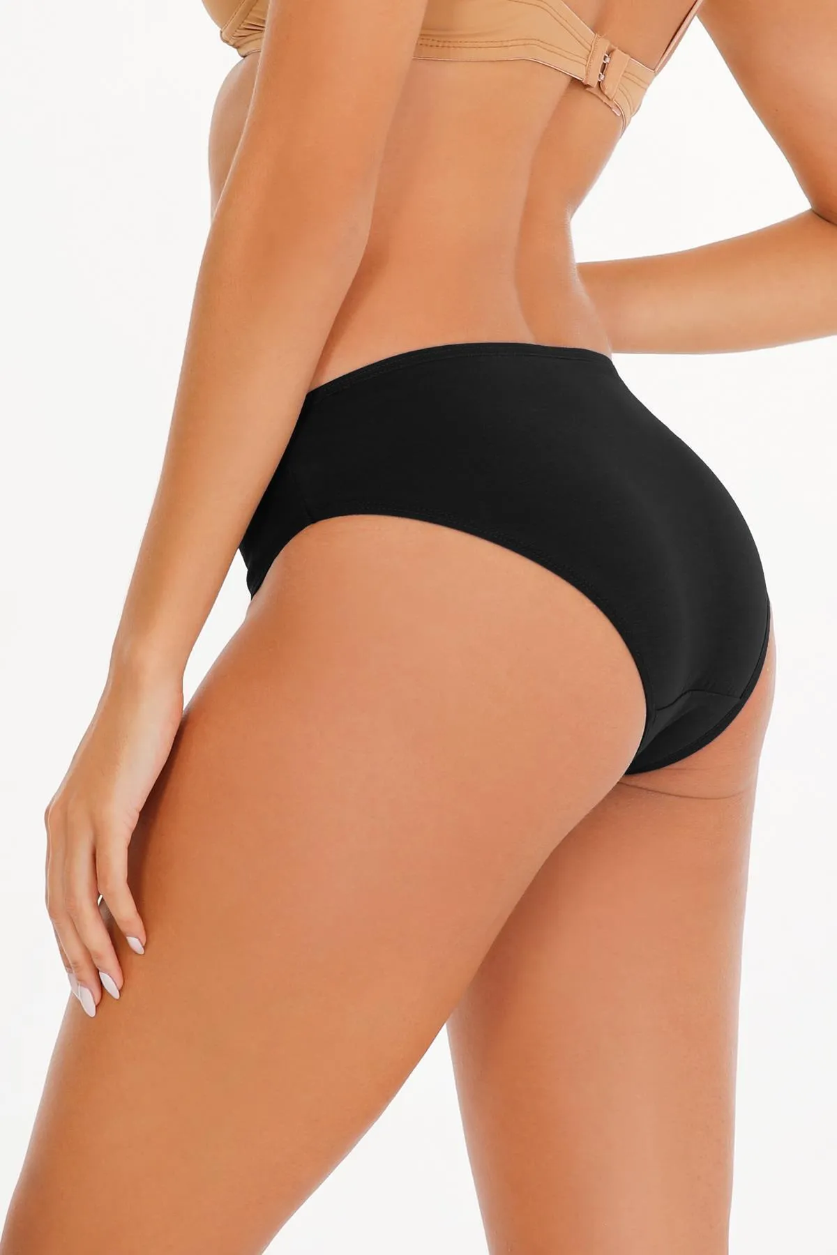 Sensu  6-teiliges Slip-Höschen aus Baumwolle in verschiedenen Farben für Damen
