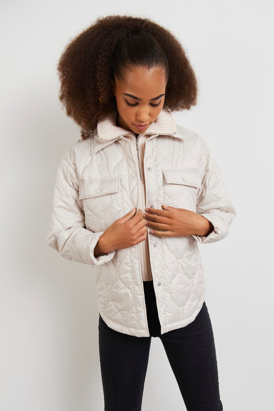 S quilted jacket