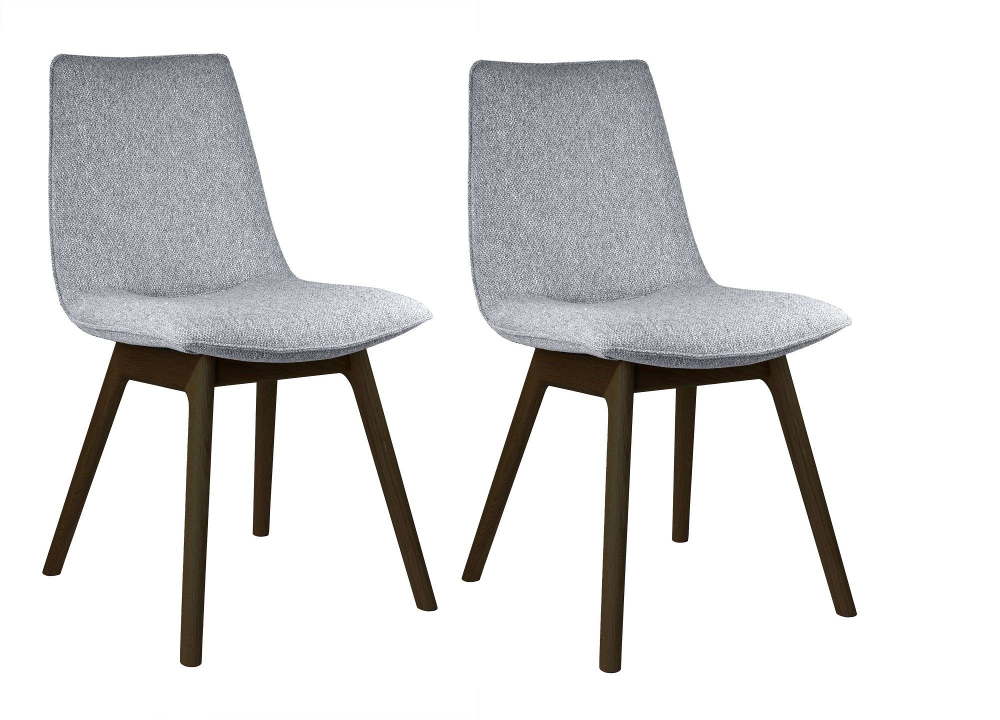 andas 4-Fußstuhl Ramon (Set, 2 St), mit Massivholzbeinen