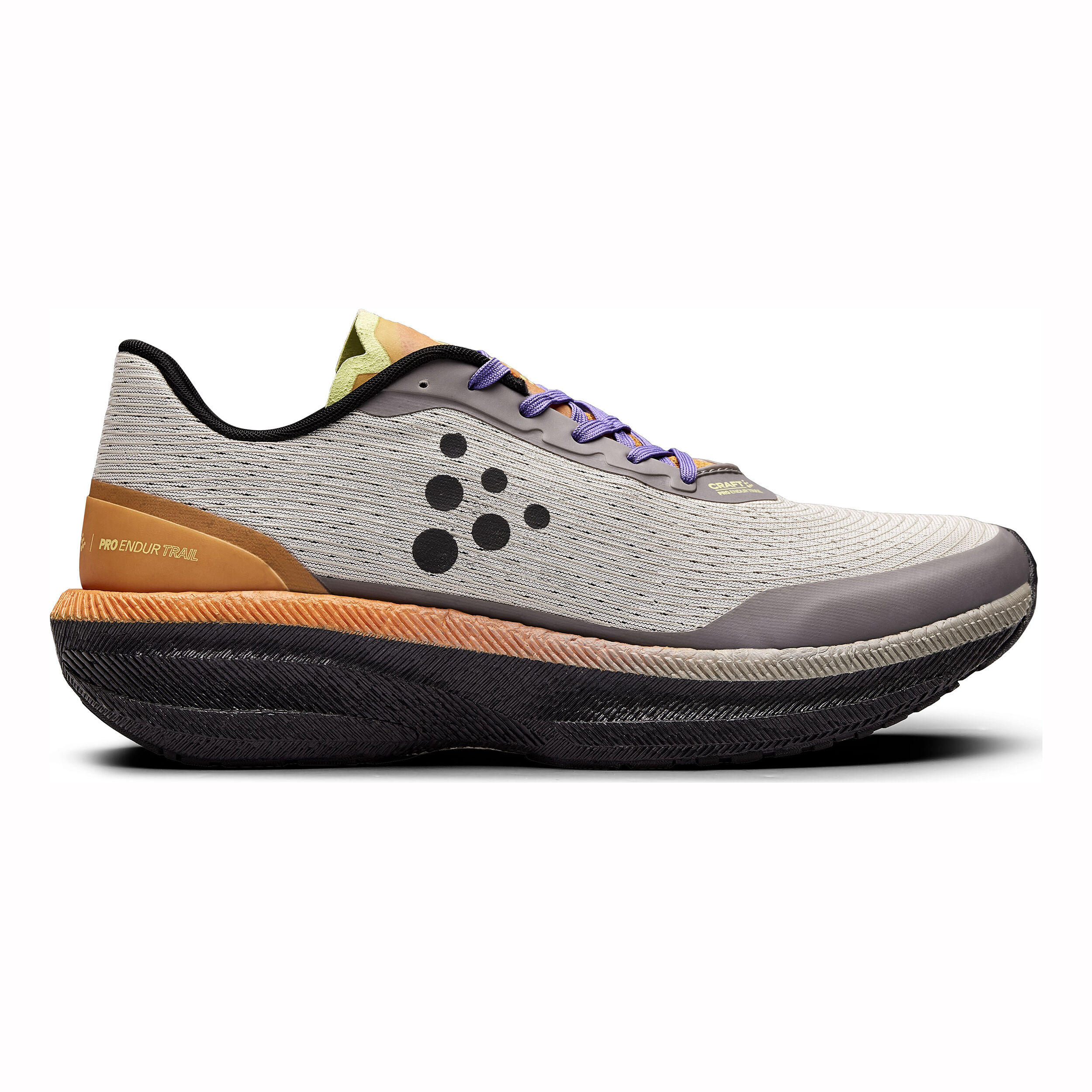 Endurance Trailschuh Herren - Beige, Orange