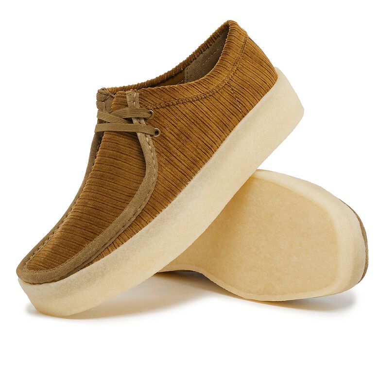 Clarks Wallabee Cup tan cord
