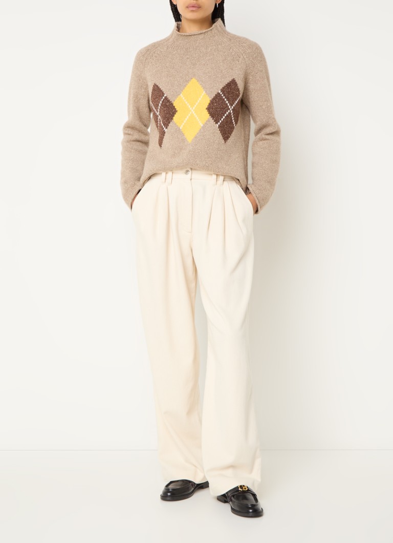 Maglione Claudie Pierlot in pregiata maglia di misto seta con collo alto