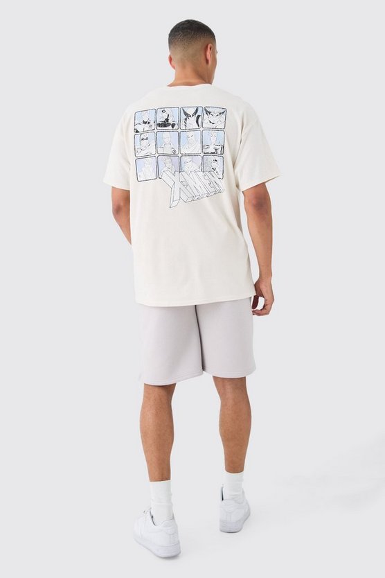 Oversize T-Shirt mit lizenziertem Marvel X Men Universal Print