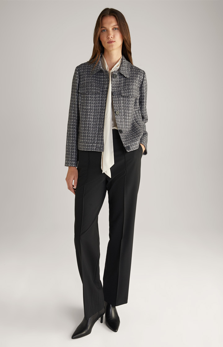 Tweed-Blazer in Grau