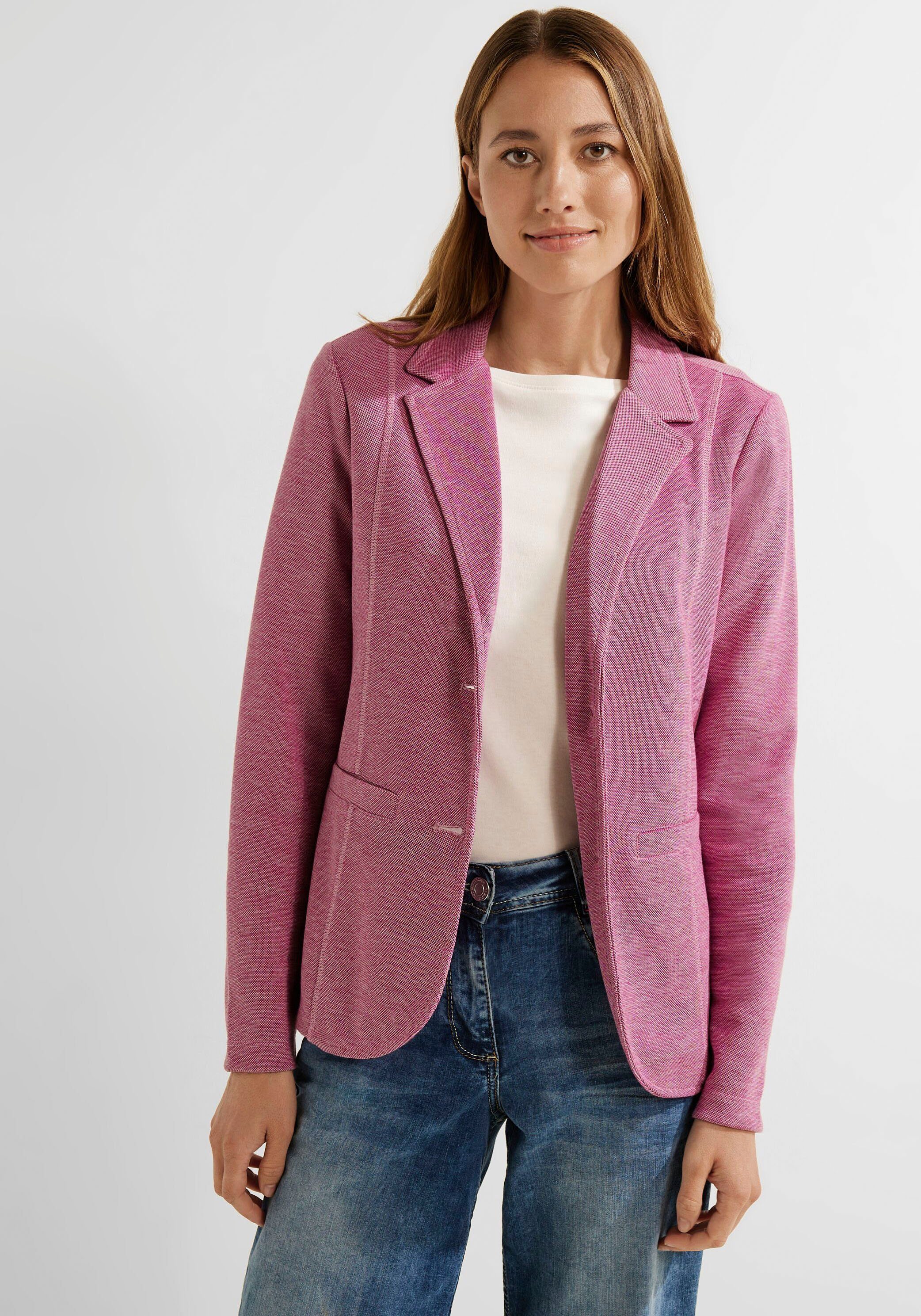 Cecil Sweatblazer mit abgerundetem Saum