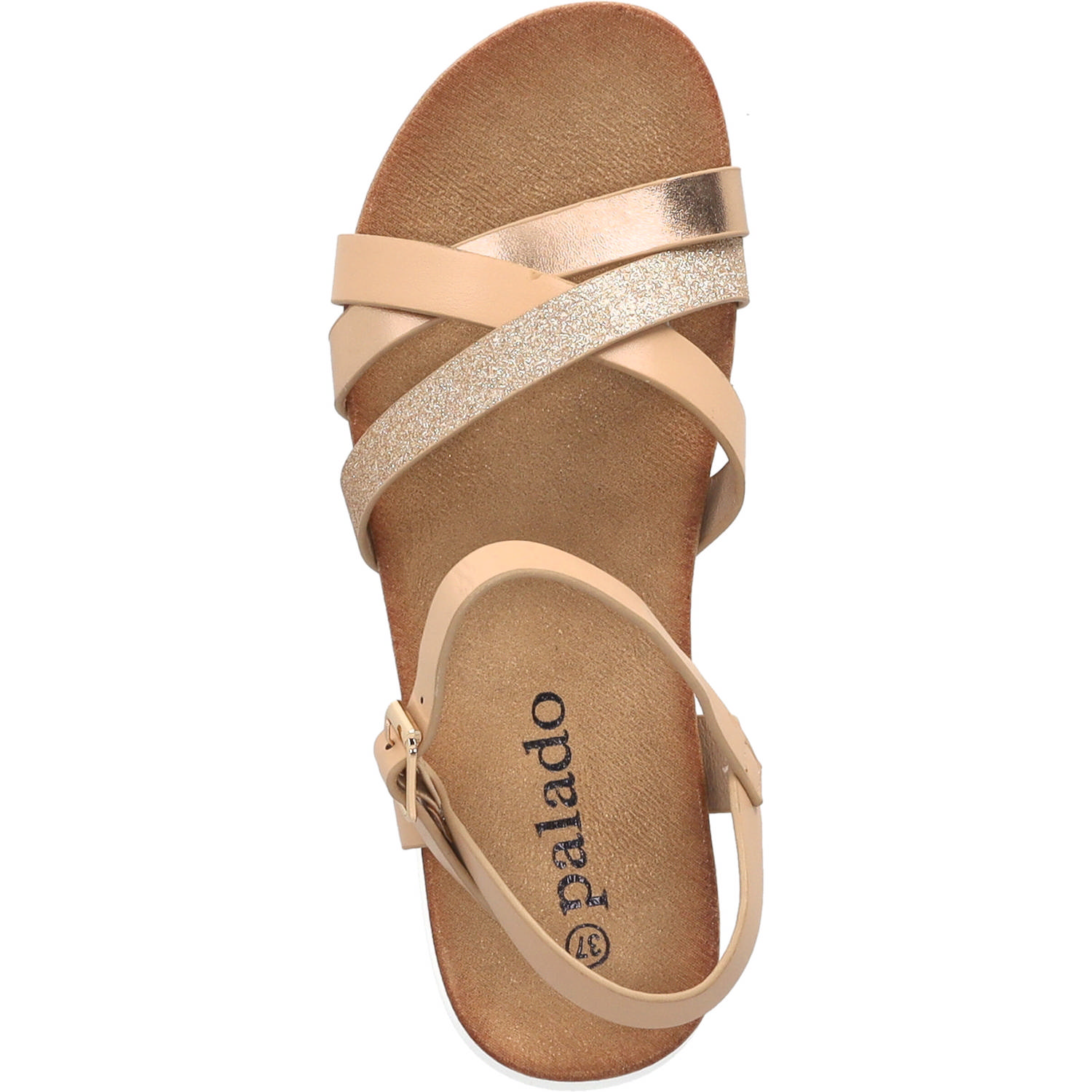 Palado Jantai, Sandalen, Damen, Bronze