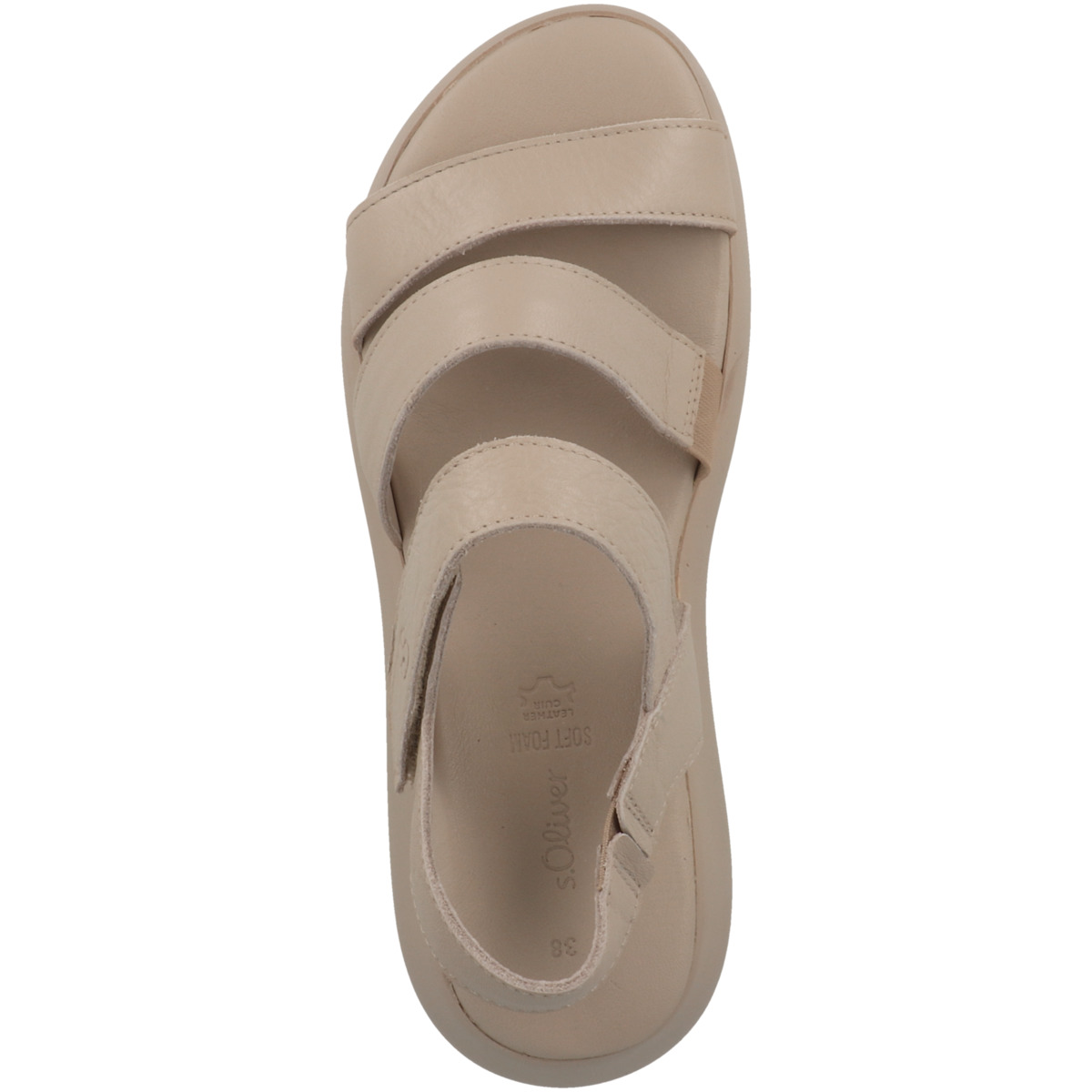 s.Oliver 5-28203-20 Sandale creme