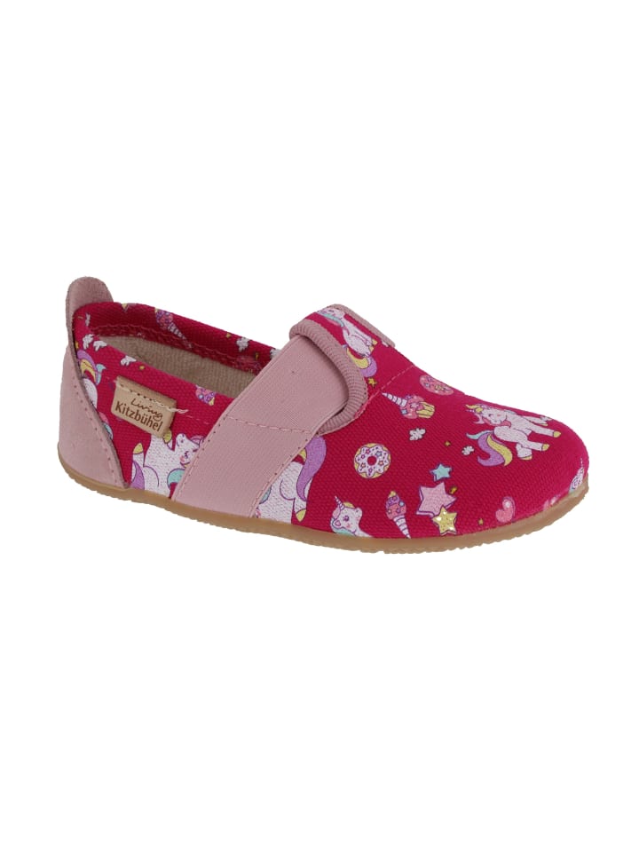 Living Kitzbühel Hausschuh Candy Einhorn in Diva pink günstig kaufen