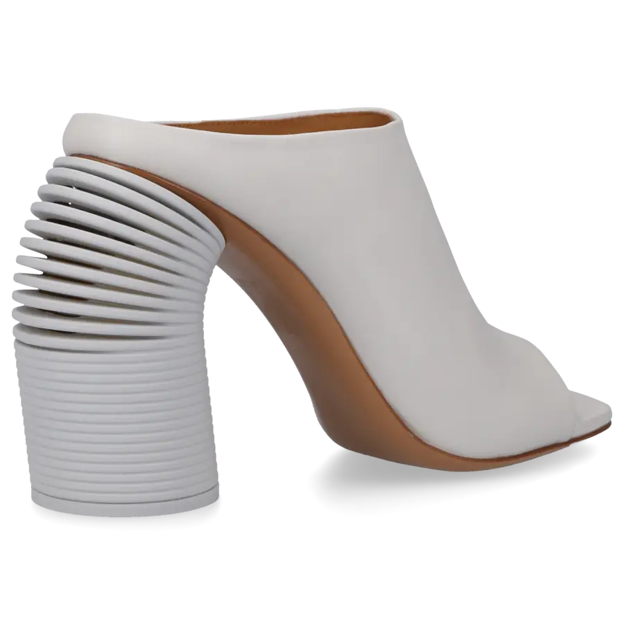 Off-White - Pantoletten SPRING Nappaleder - weiß