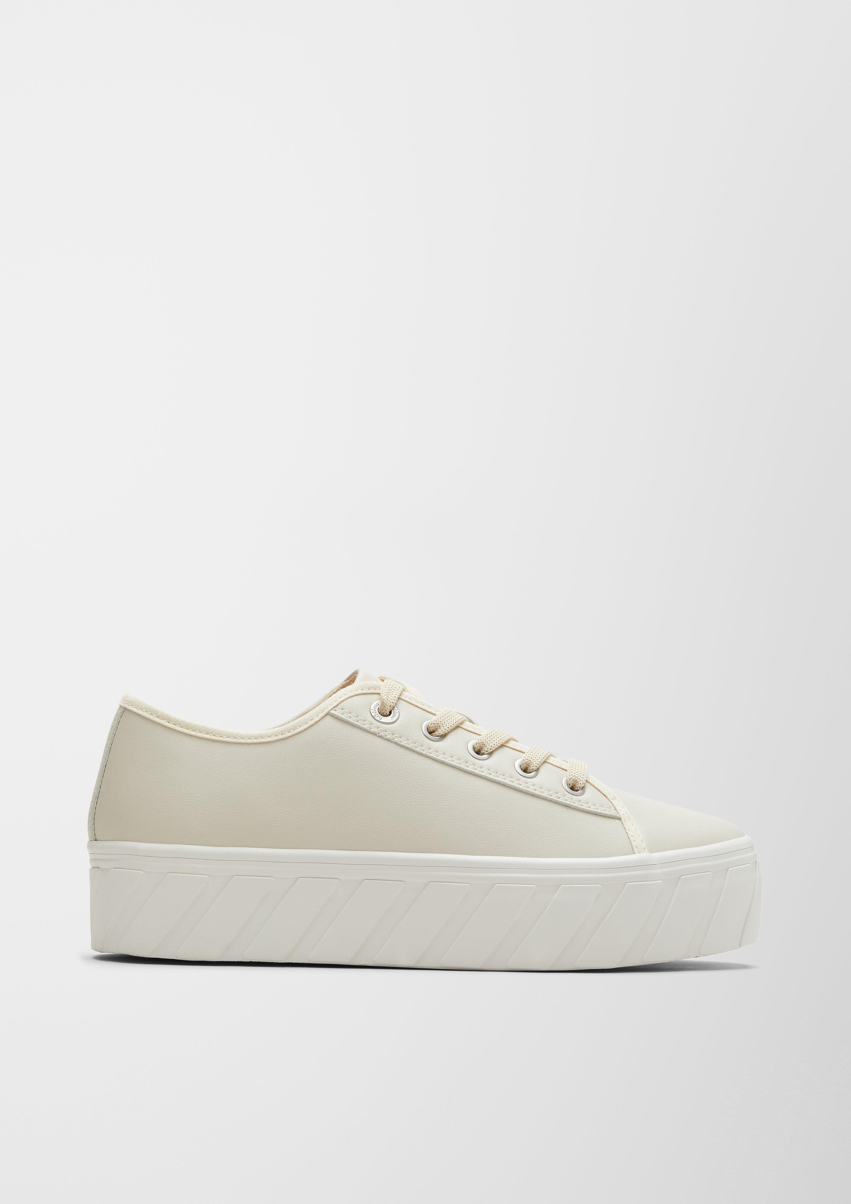 Plateau-Sneaker aus Kunstleder  6006484-400