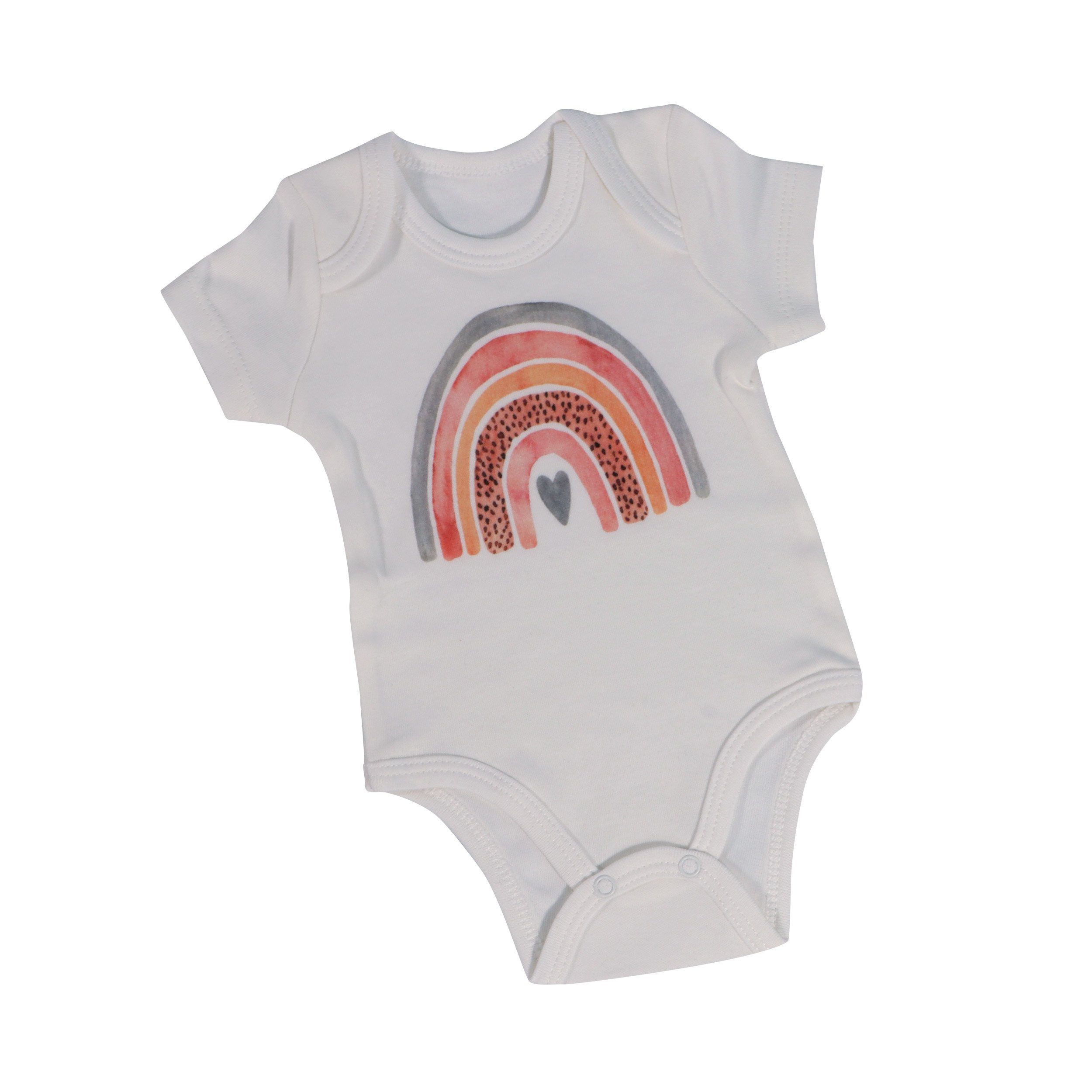 Babydecke Neugeborenen-Set Rikke 9-teilig, Gr. 62 im Regenbogen-Design, Puckdaddy GmbH