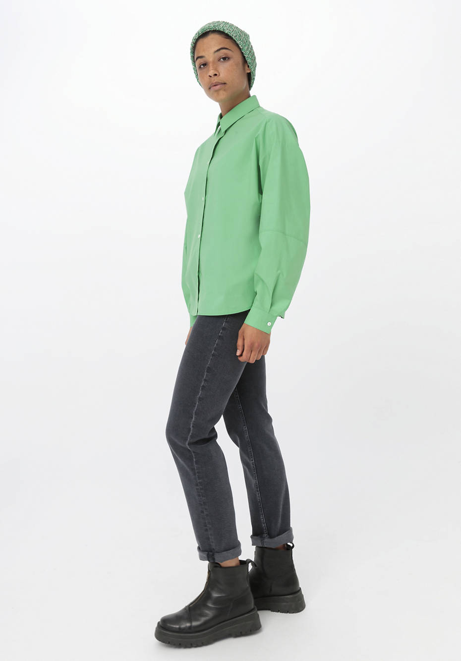 Bluse aus reiner Bio-Baumwolle