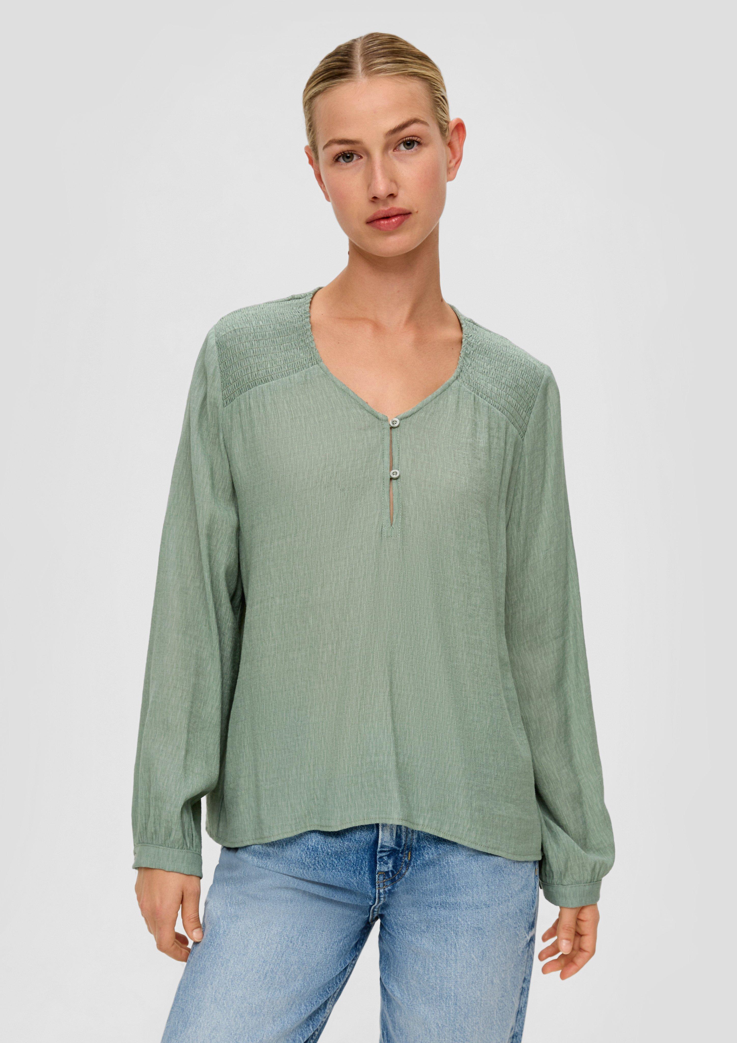 Bluse mit gesmokten Details  2135680-7210