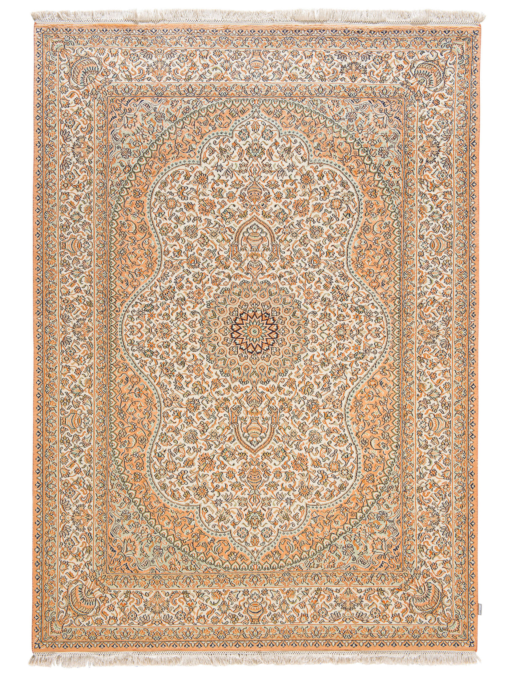 Kaschmir Seide 18/18 ca. 155 x 216 cm, Unikat / Einzelstück