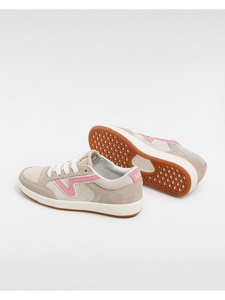 Vans Leder-Sneakers in Beige günstig kaufen