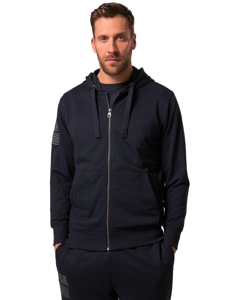 JP1880 Sweatjacke in navy blau günstig kaufen
