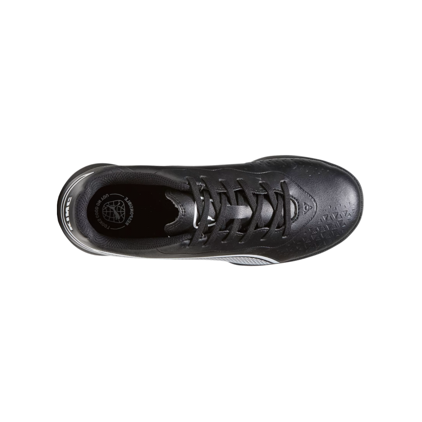 PUMA KING Match TT Jr Kids Schwarz Weiss F01