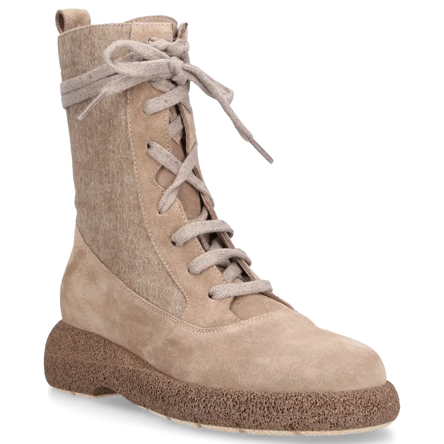 Truman's - Stiefeletten 9656 Veloursleder - beige