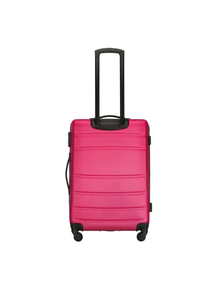 Wittchen 3tlg. Koffer Set Globe line Collection in Pink günstig kaufen onesize