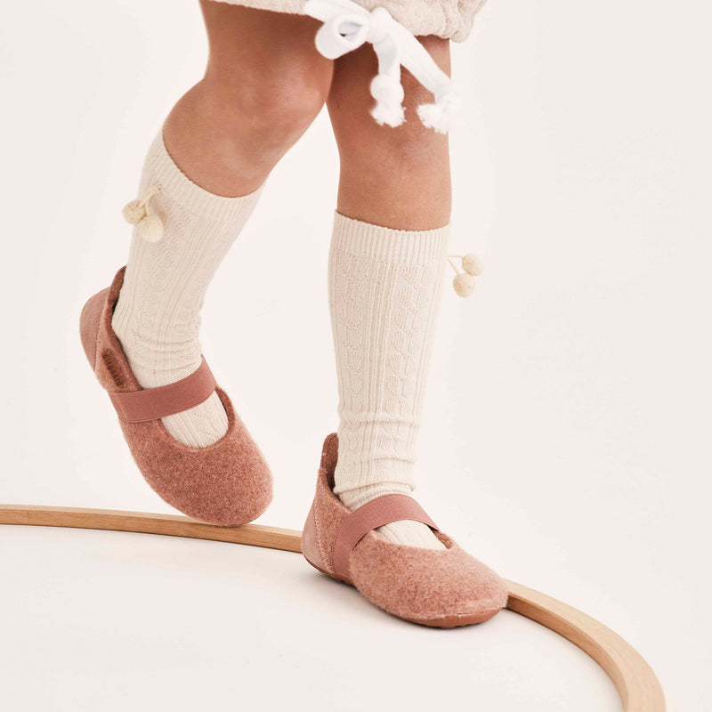 ballet wool rose - Rose