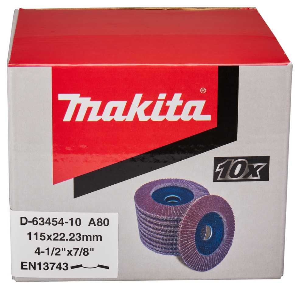 Makita Zubehör D-63454-10 Fächerscheibe 115 mm A80