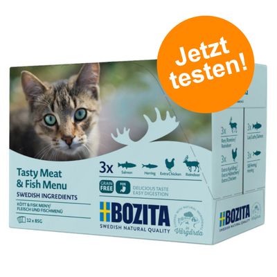 Bozita Häppchen In Soße im Mixpaket 12 x 85 g