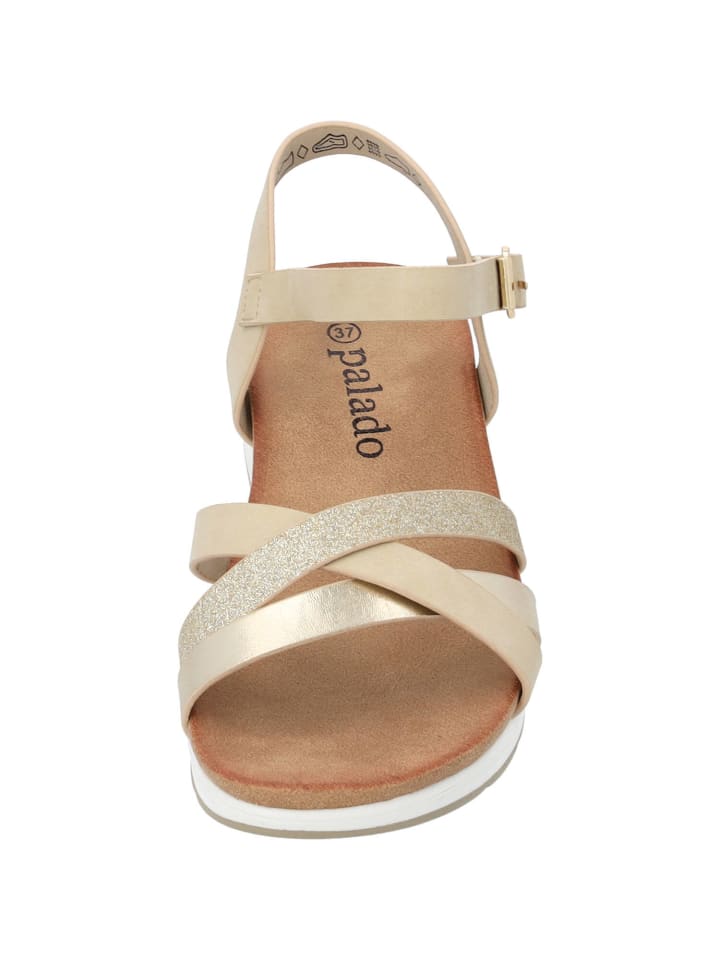 palado Sandalen in gold metallic günstig kaufen