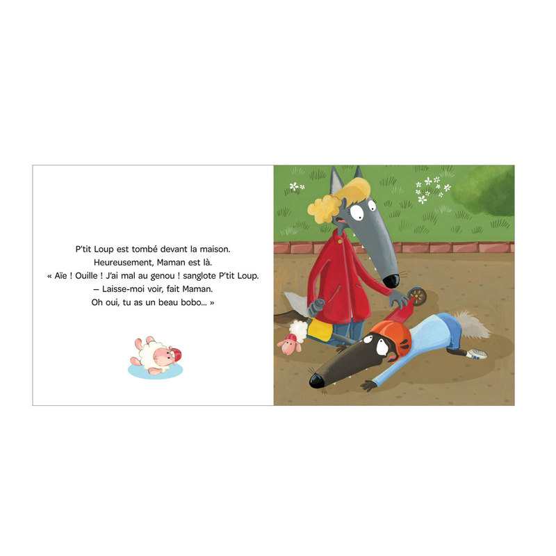 Livre P'tit loup a un bobo - Auzou